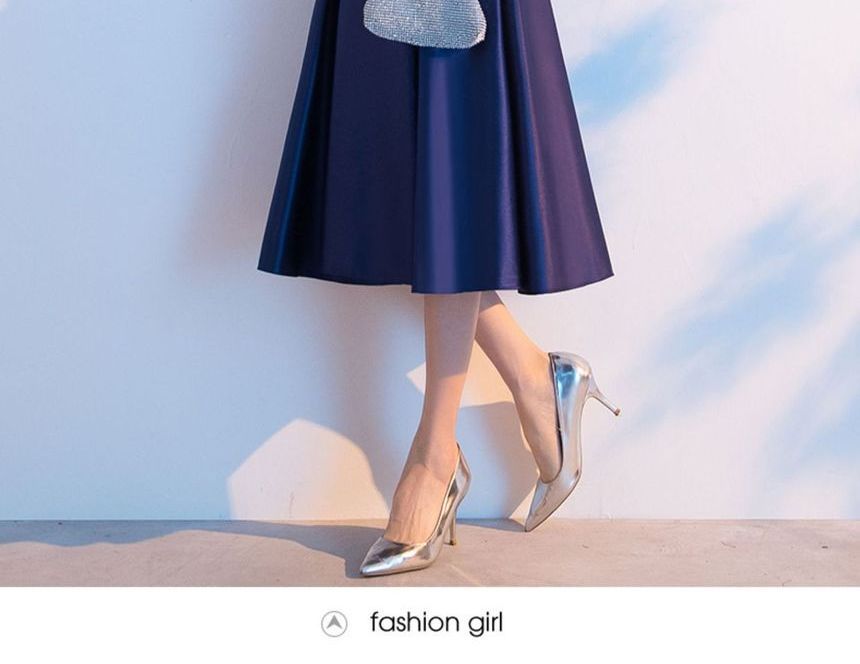 Dress / Gown Cocktail A-Line Evening Elbow-Sleeve