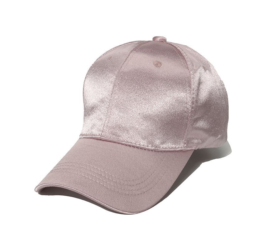 Satin Cap Plain Baseball