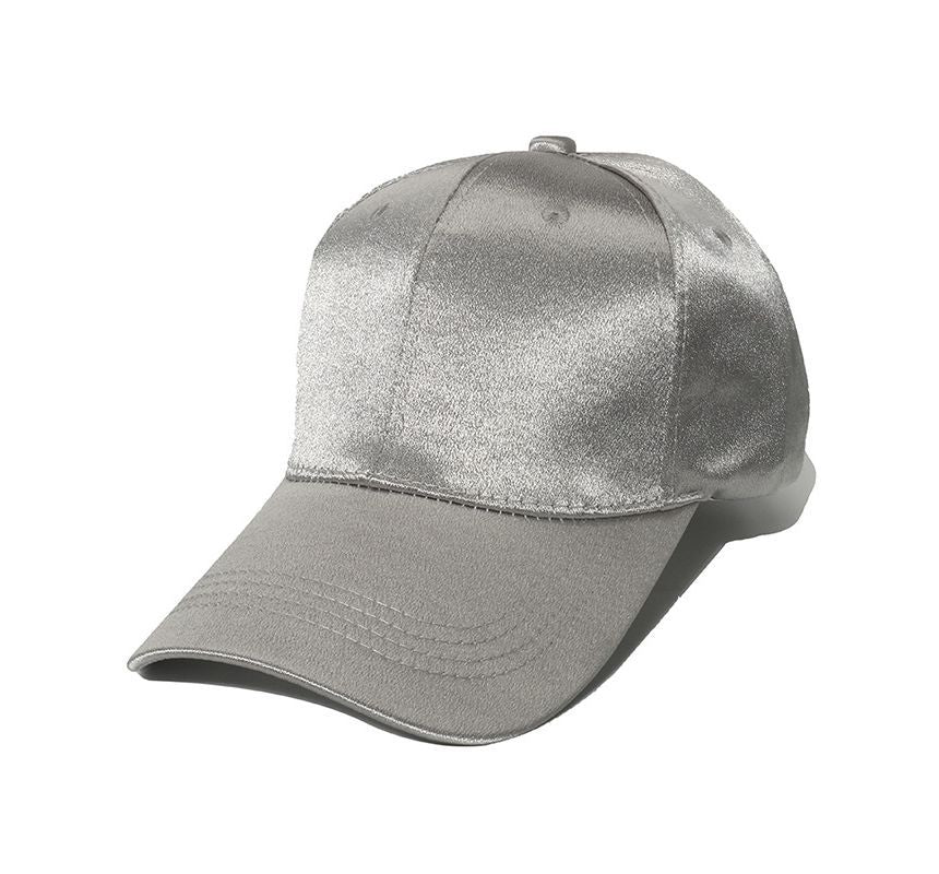 Satin Cap Plain Baseball