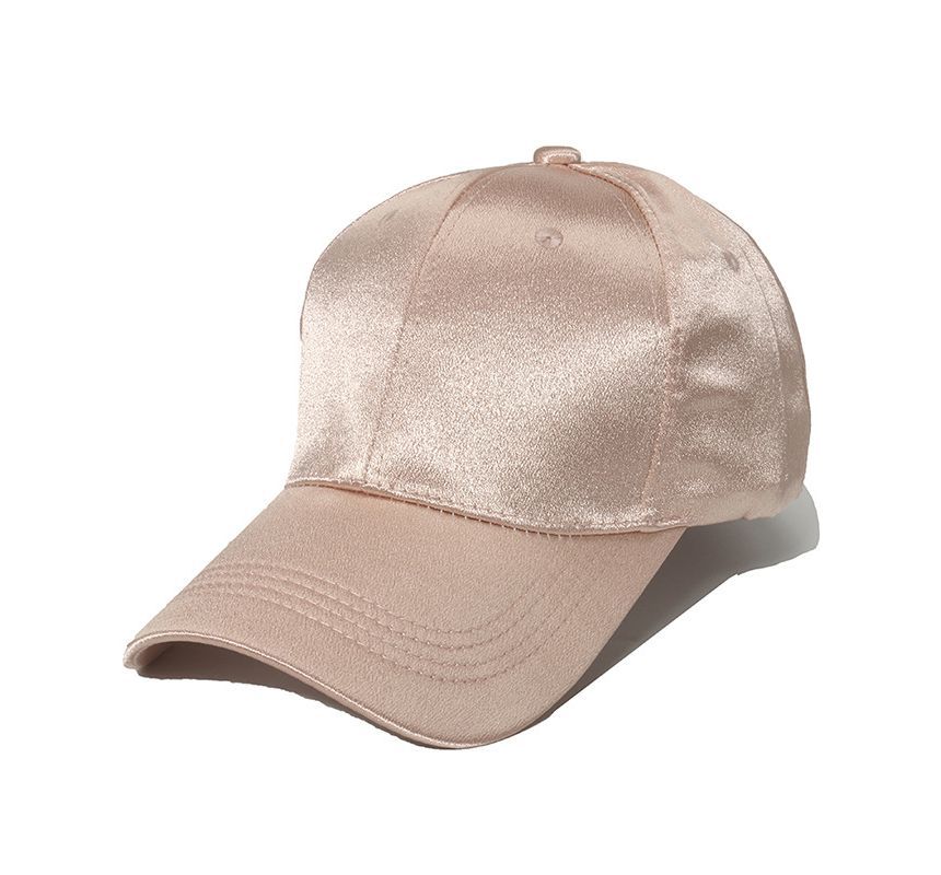Satin Cap Plain Baseball