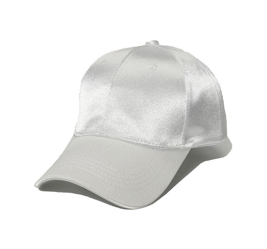 Satin Cap Plain Baseball
