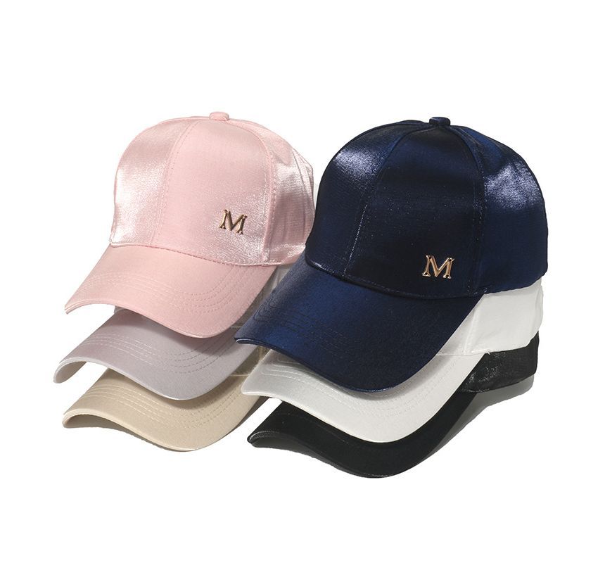Lettering Satin Cap Baseball
