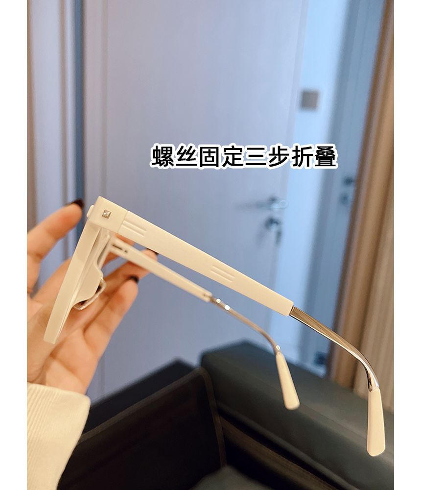 Sunglasses Round Foldable