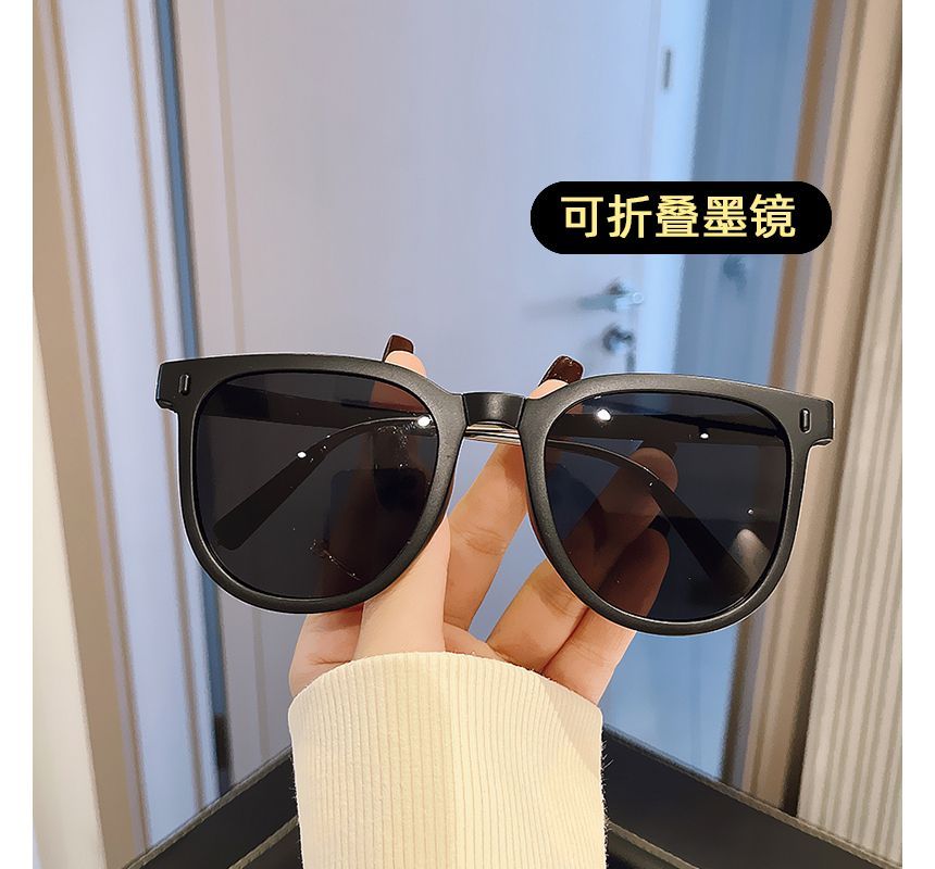 Sunglasses Round Foldable