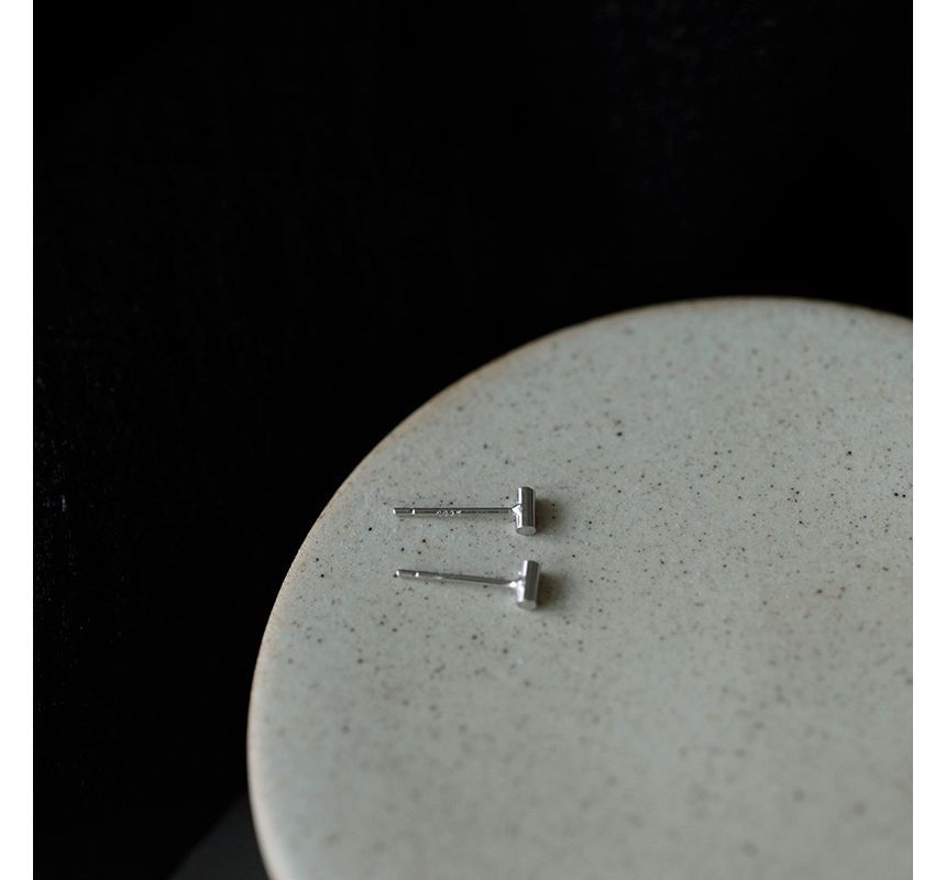 Sterling Stud Earring Silver