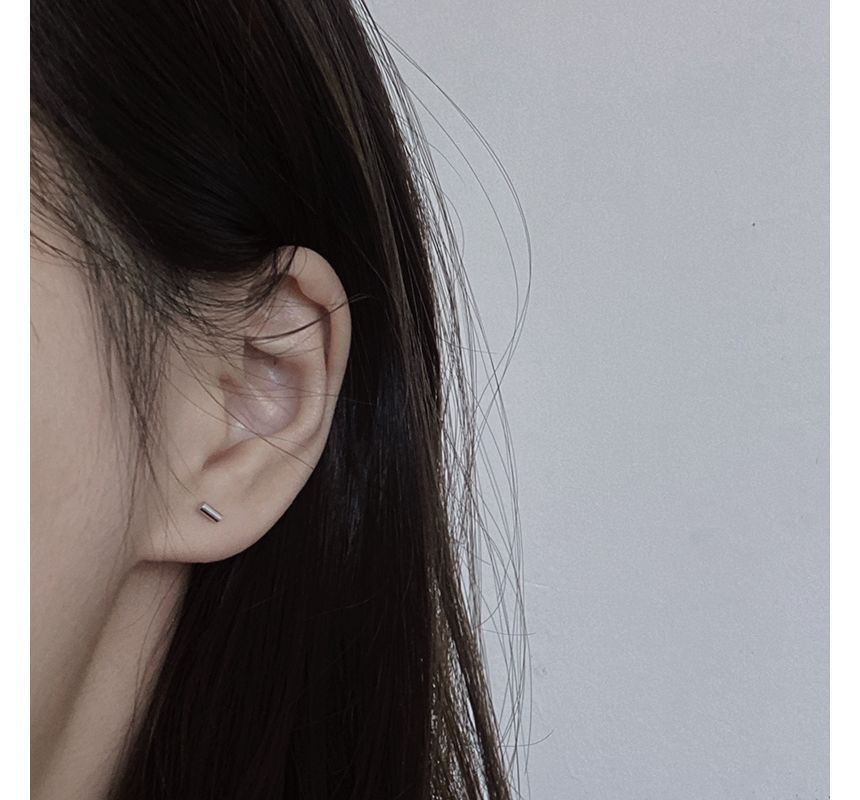 Sterling Stud Earring Silver