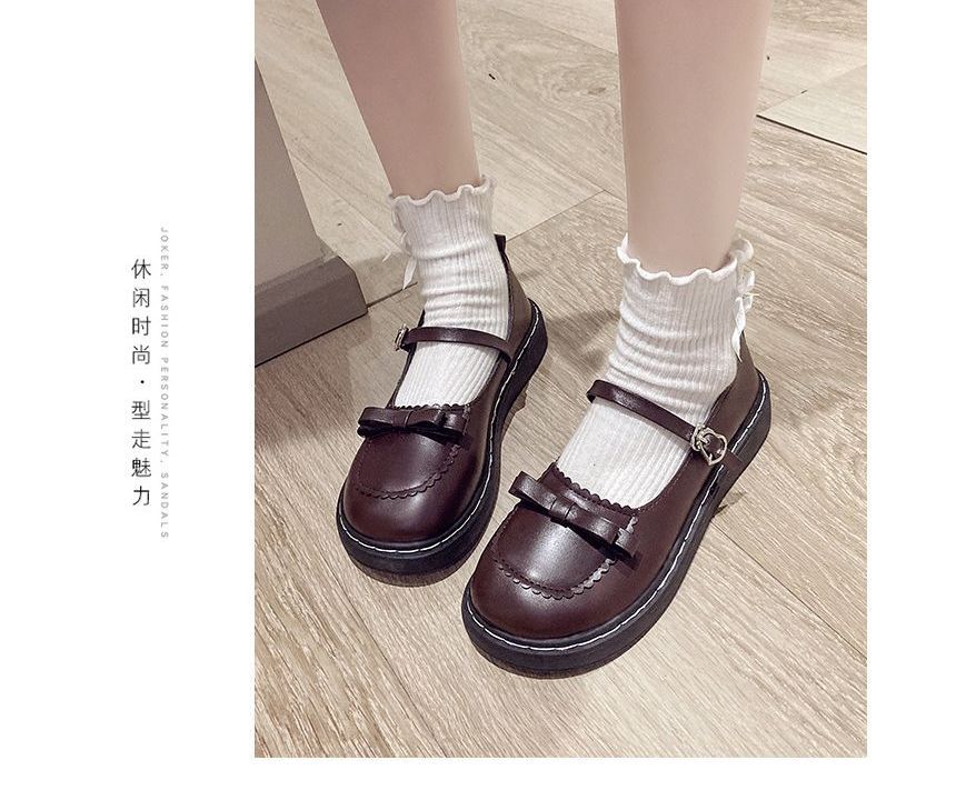 Accent Bow Shoes Jane Mary