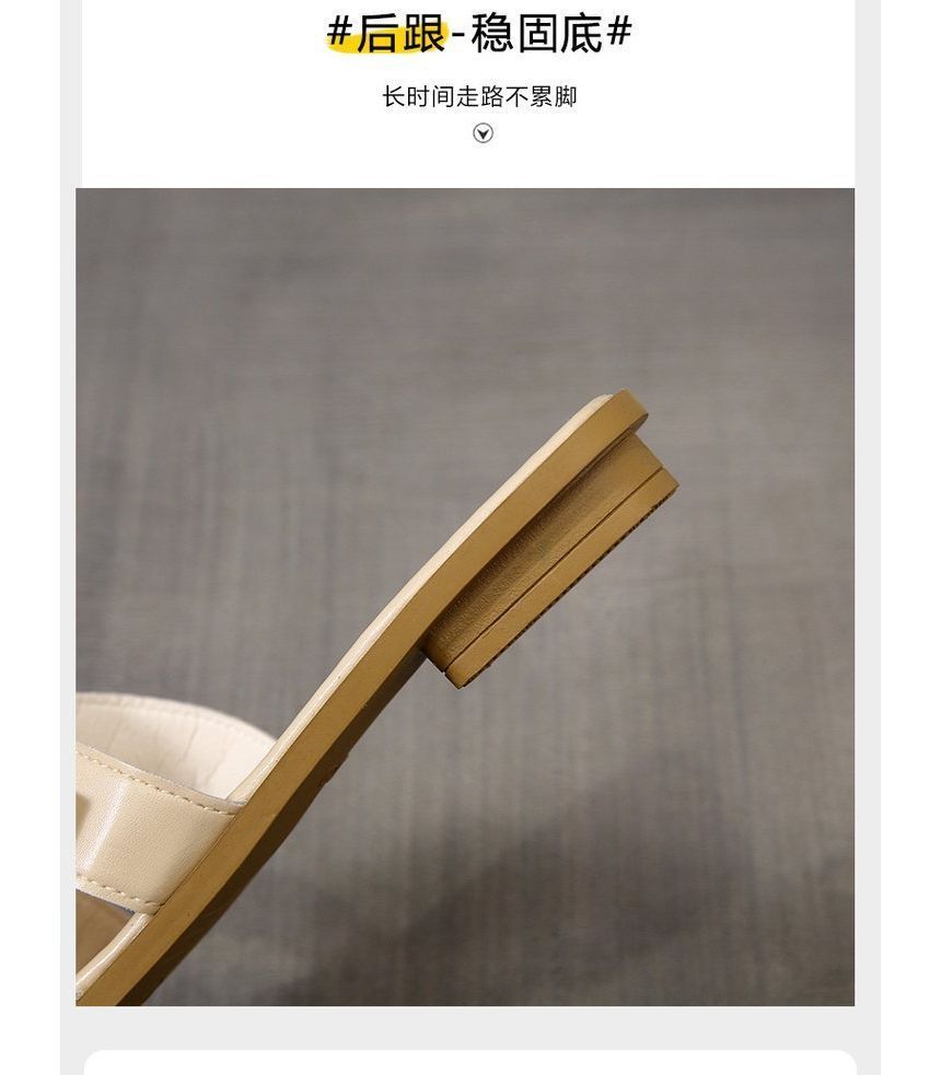 Accent Sandals Slide Bow