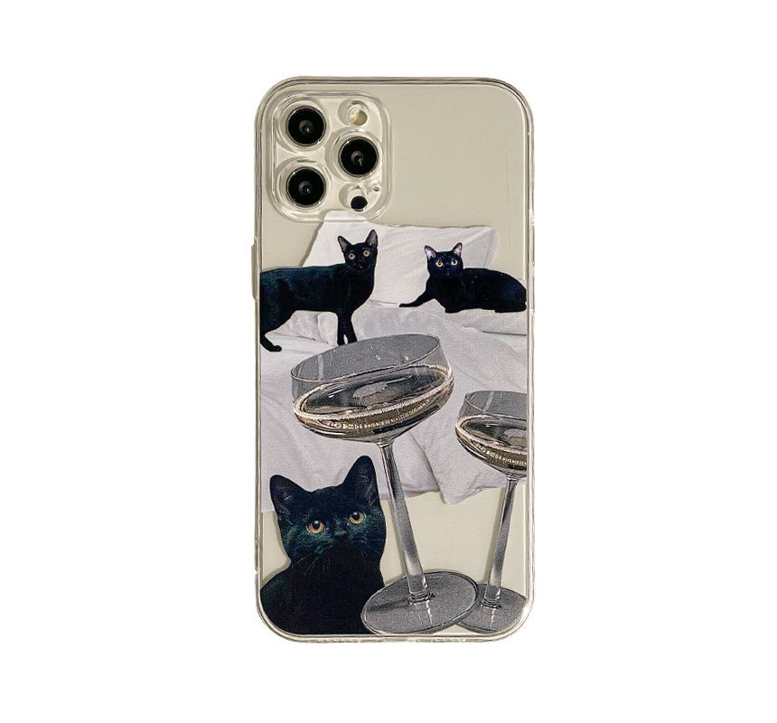 Phone Cat Case Transparent