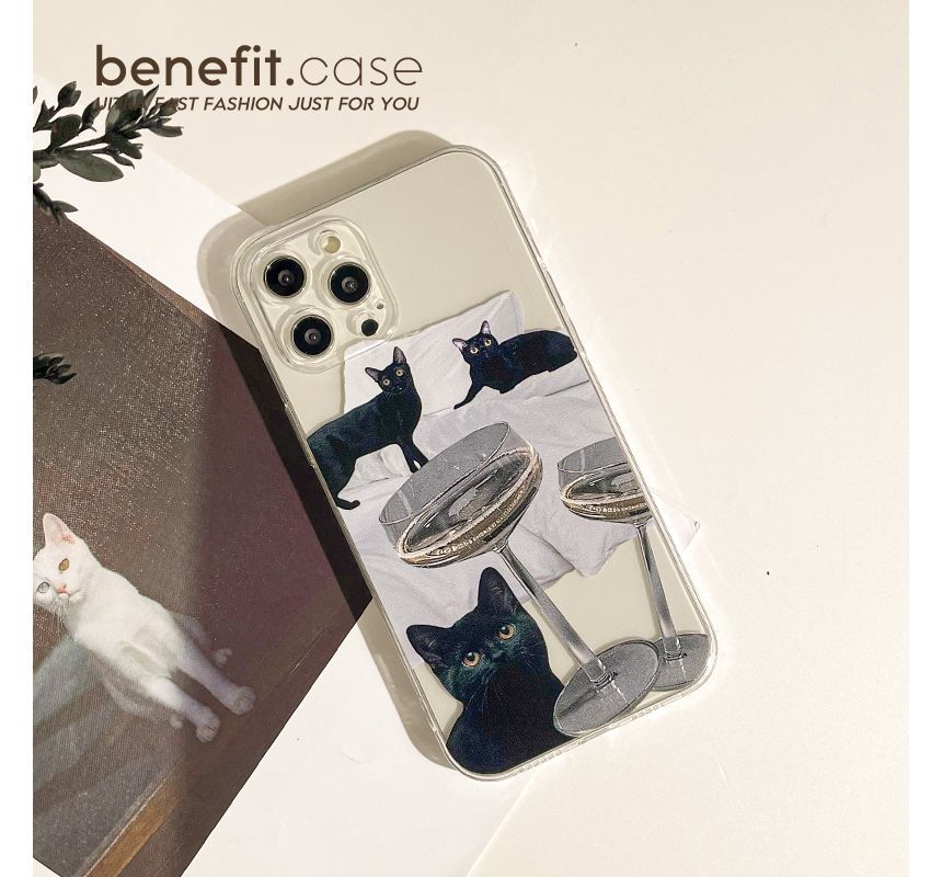 Phone Cat Case Transparent