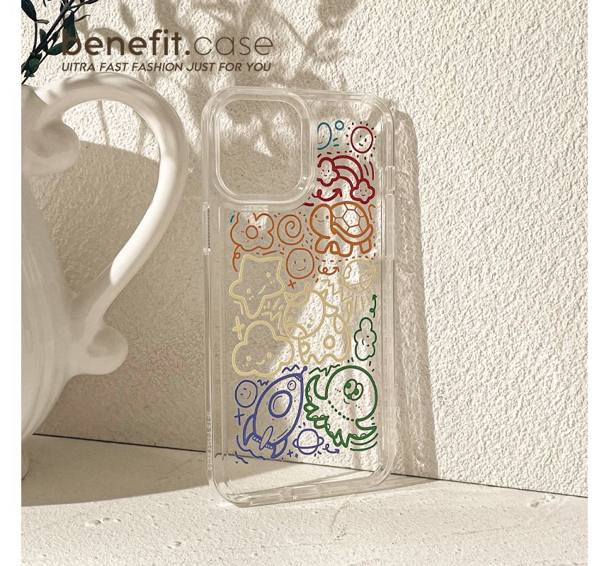 Transparent Case Cartoon Phone