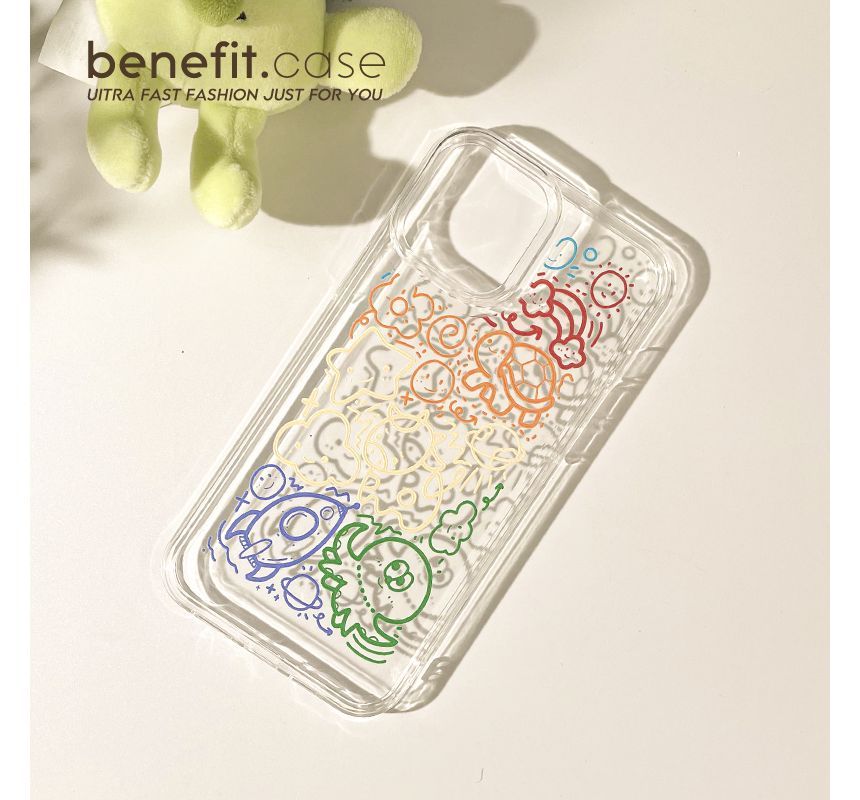 Transparent Case Cartoon Phone
