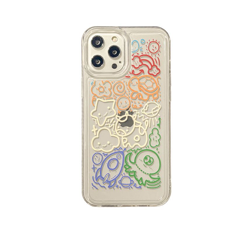 Transparent Case Cartoon Phone