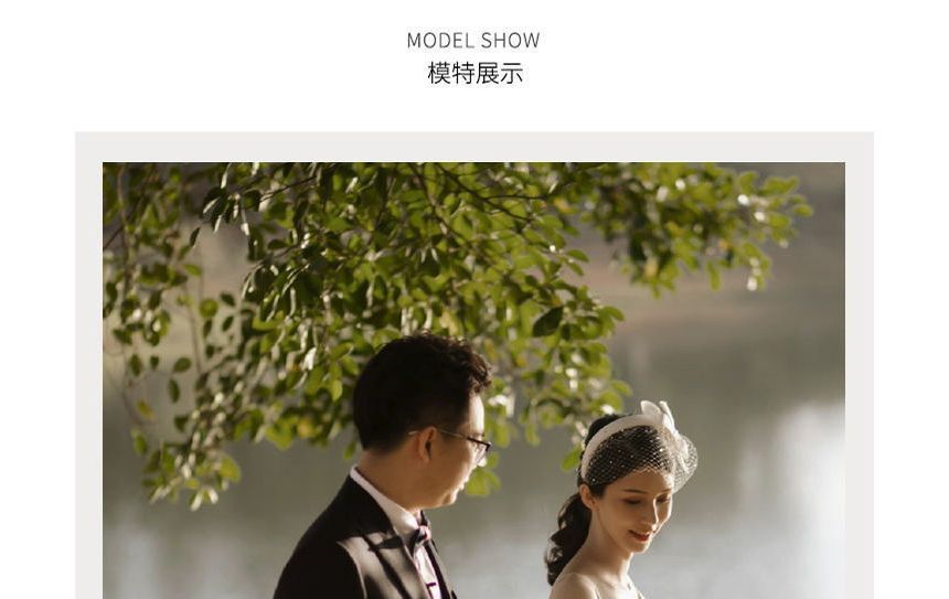 Cold-Shoulder Wedding A-Line Long-Sleeve Gown