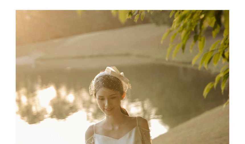 Cold-Shoulder Wedding A-Line Long-Sleeve Gown