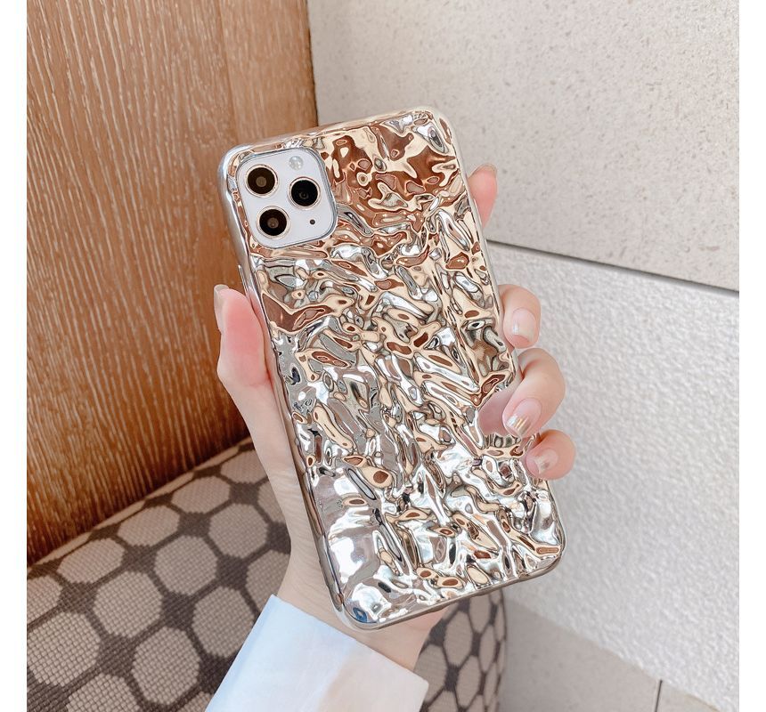 Textured Phone Case Metallic