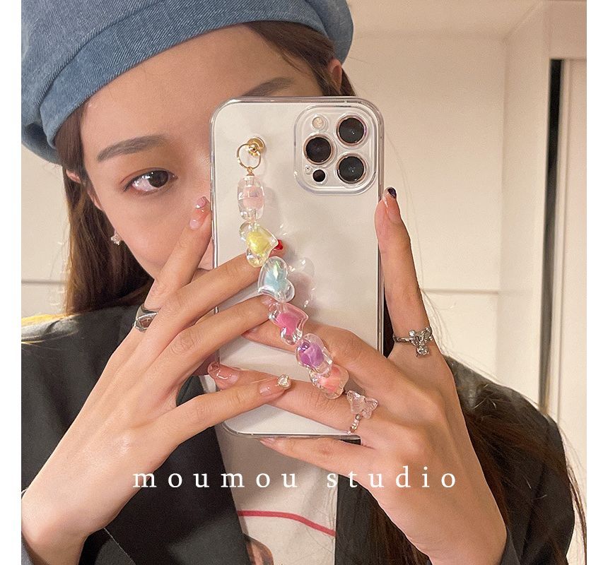 Case Transparent Phone Chain