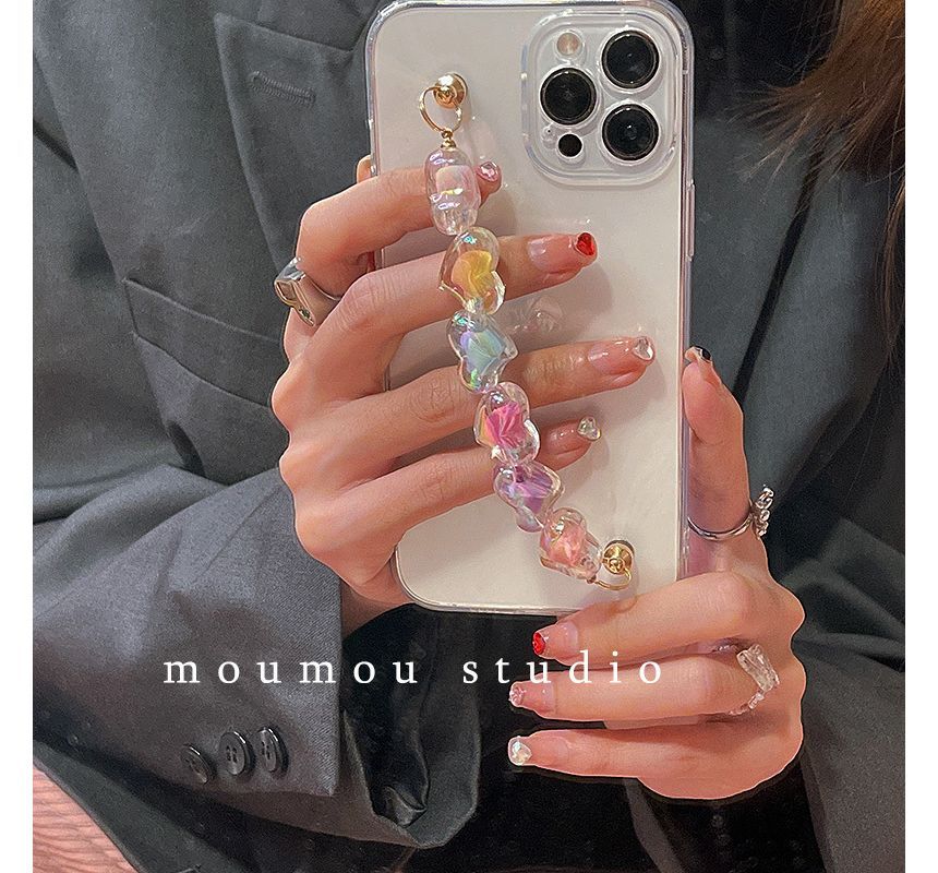 Case Transparent Phone Chain