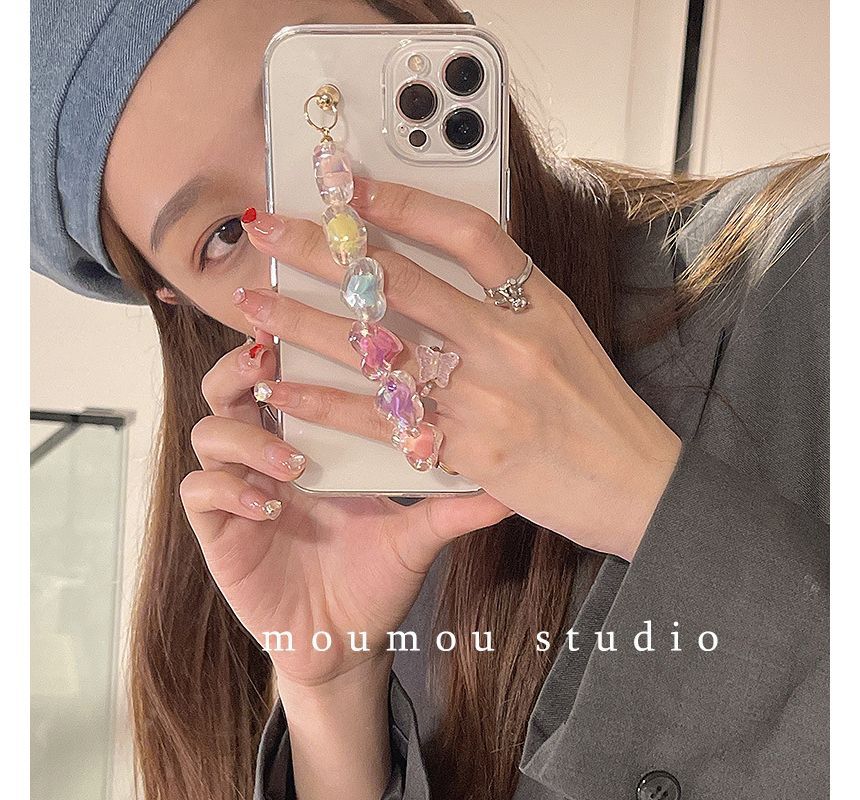 Case Transparent Phone Chain