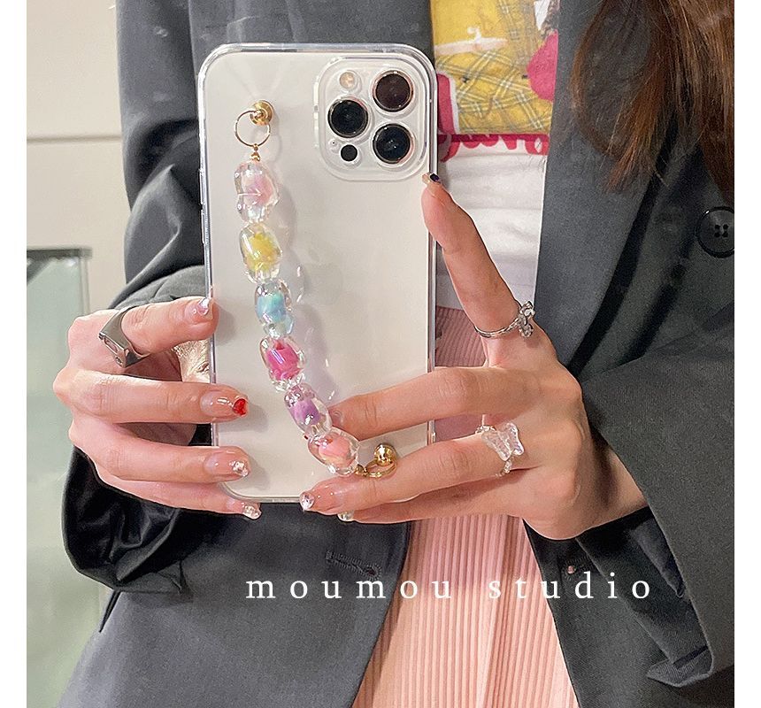 Case Transparent Phone Chain