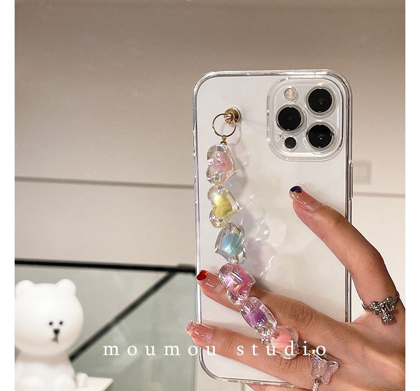 Case Transparent Phone Chain
