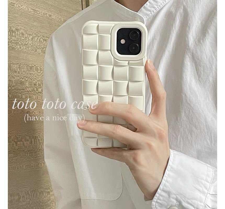 Case Phone Woven Faux