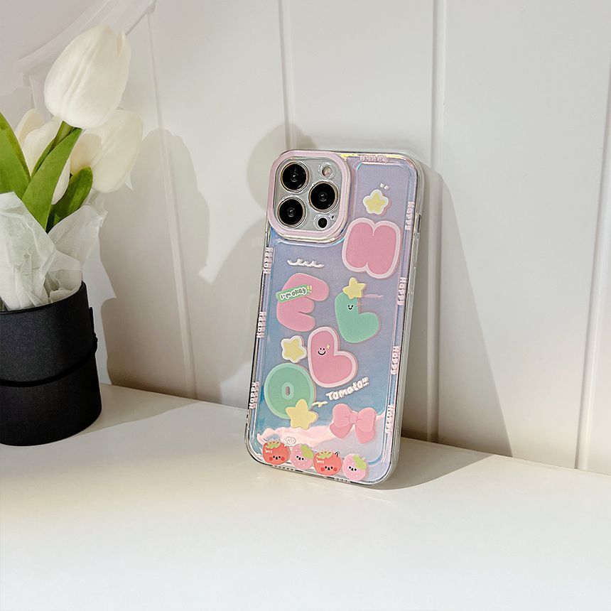 Phone Cartoon Case Holographic