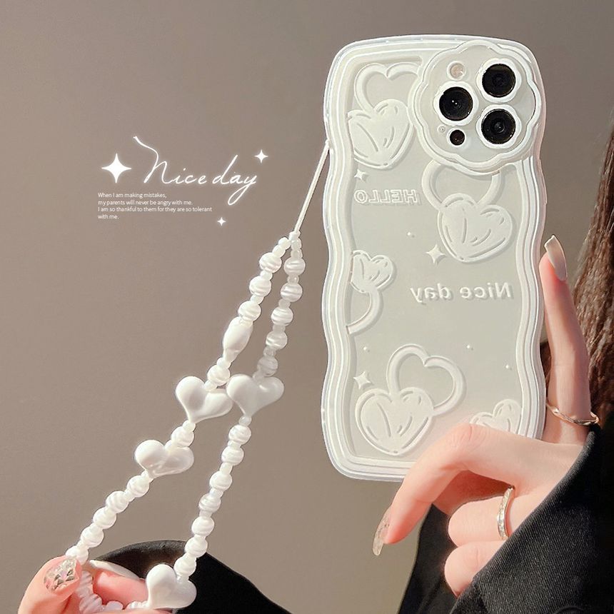Heart Transparent Phone Case