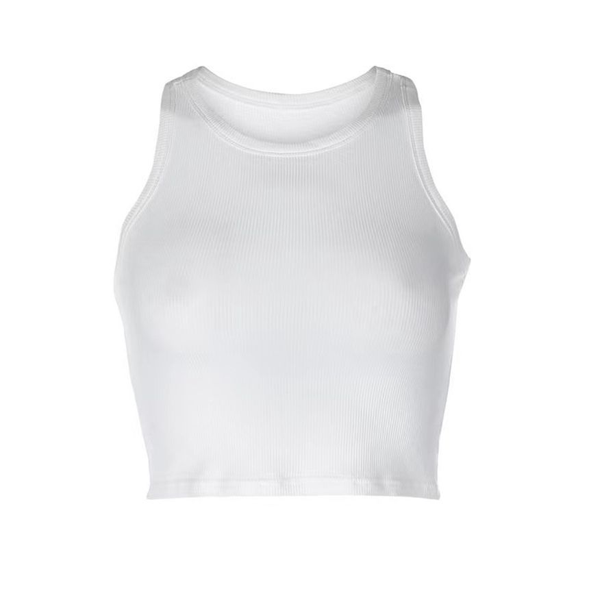 Cropped Tank Top Plain
