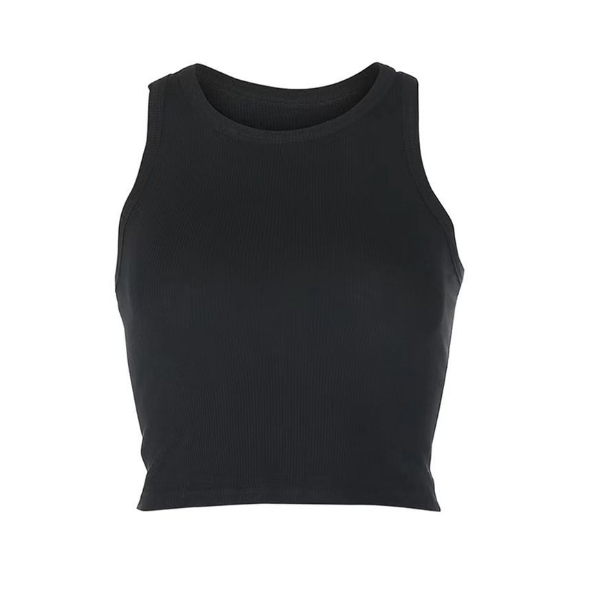 Cropped Tank Top Plain
