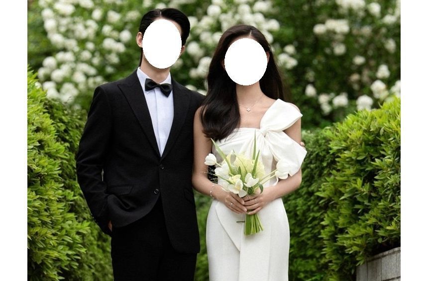 Mermaid Strapless Gown Plain Wedding Bow