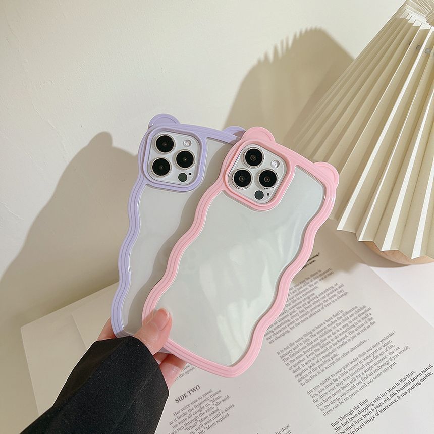 Wavy Transparent Phone Case