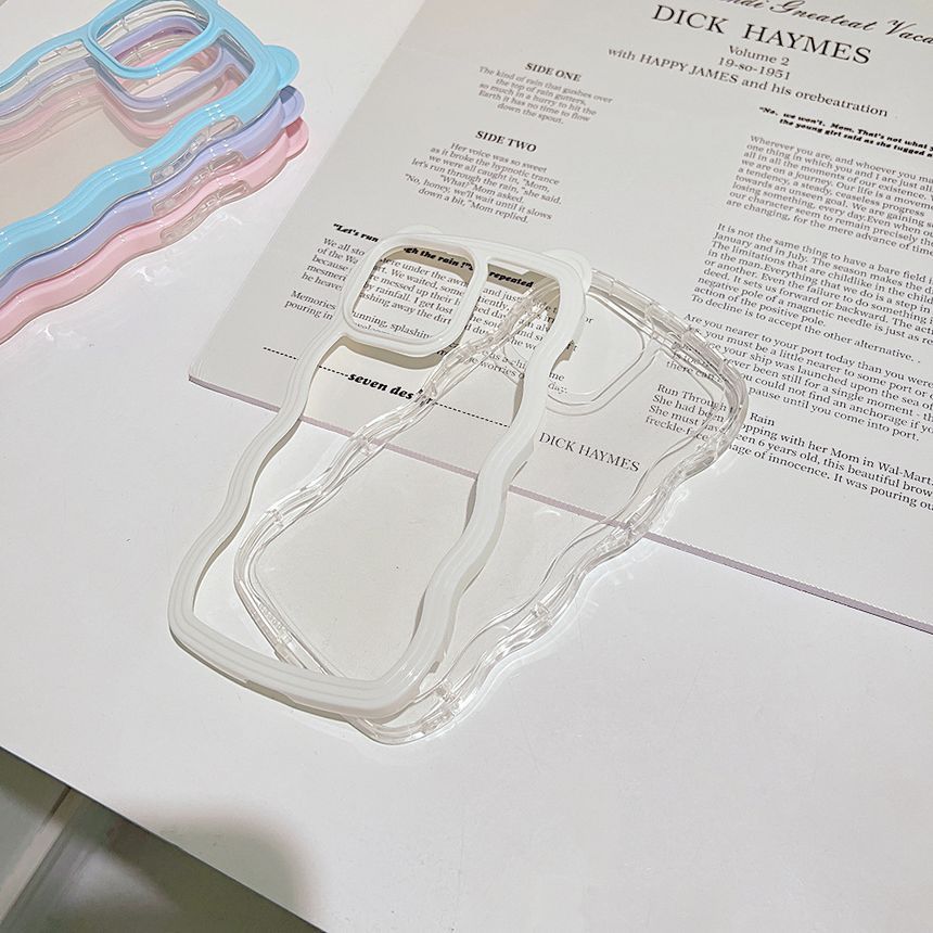 Wavy Transparent Phone Case