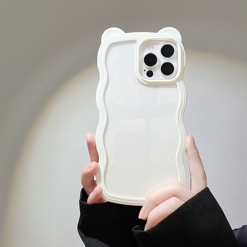 Wavy Transparent Phone Case