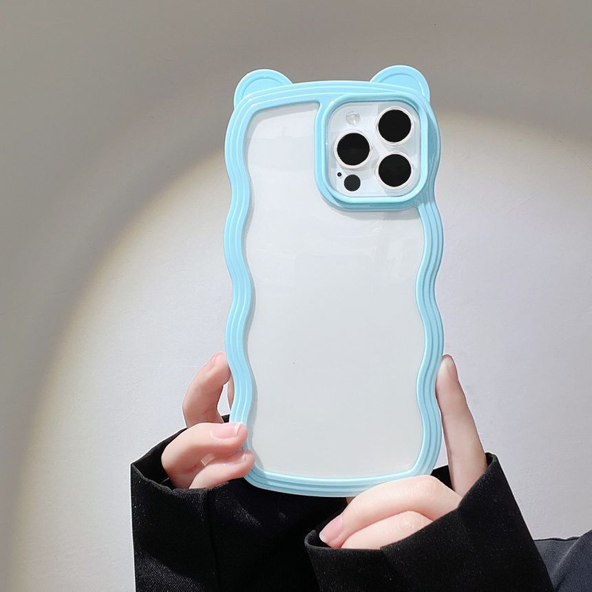 Wavy Transparent Phone Case