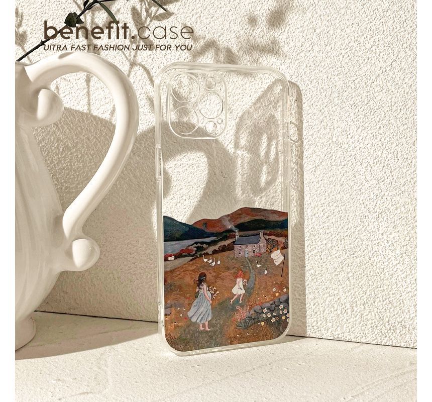 Case Scenery Phone Transparent