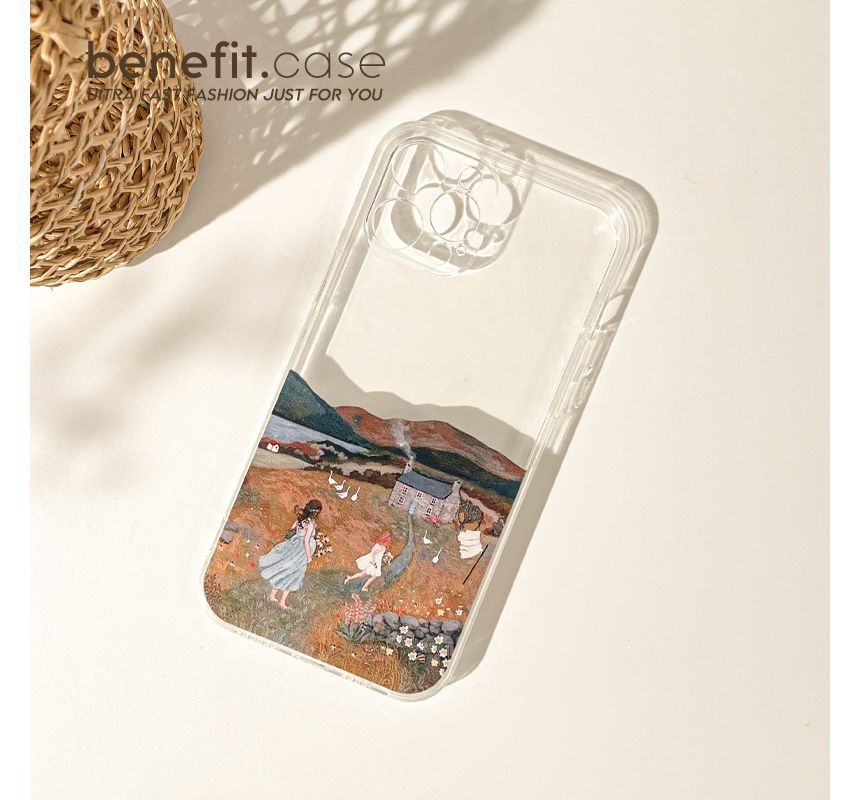Case Scenery Phone Transparent