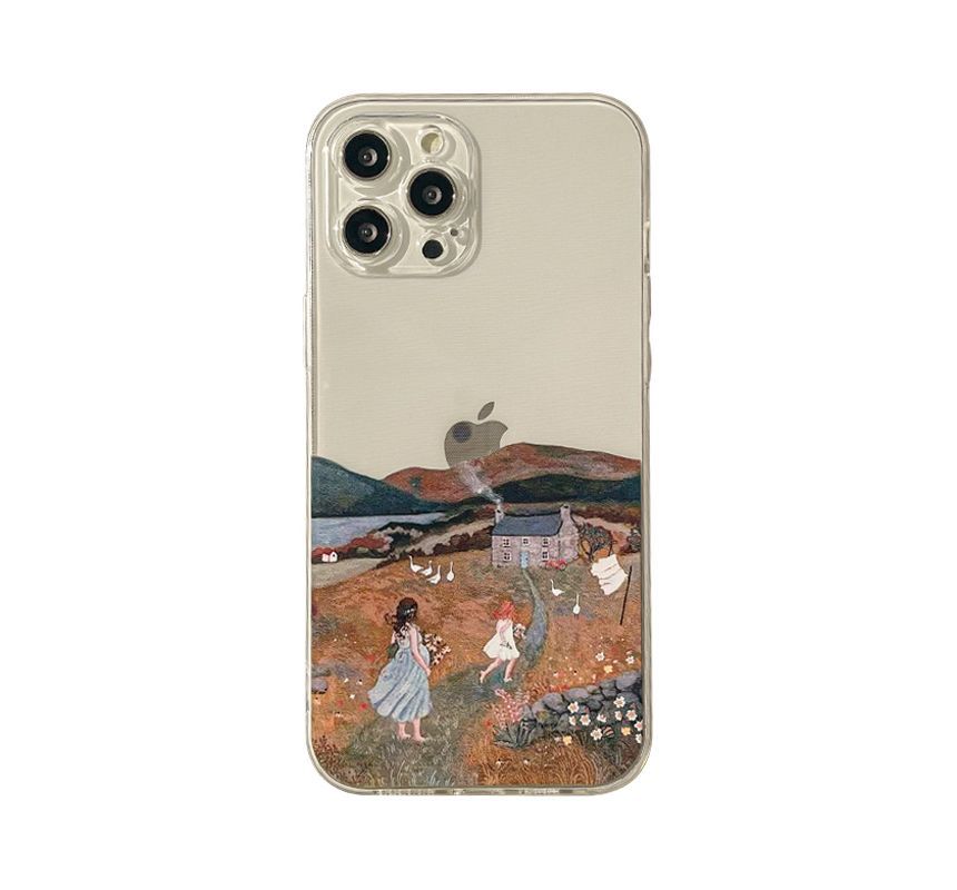 Case Scenery Phone Transparent