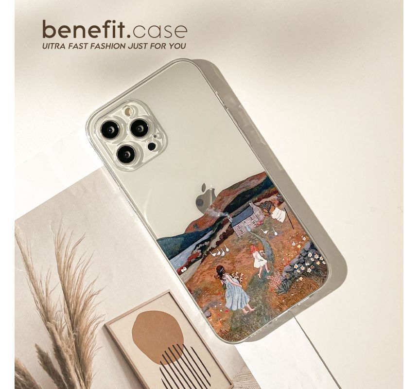 Case Scenery Phone Transparent