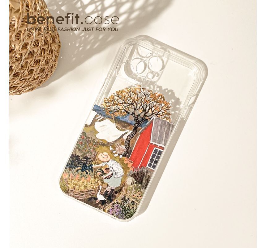 Phone Transparent Case Scenery