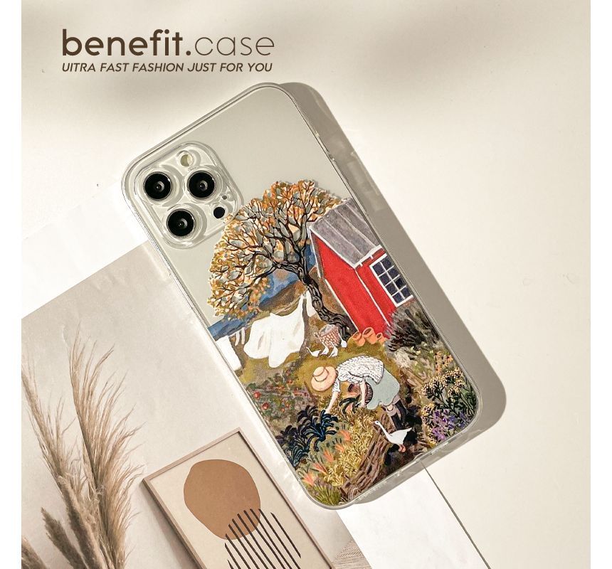 Phone Transparent Case Scenery