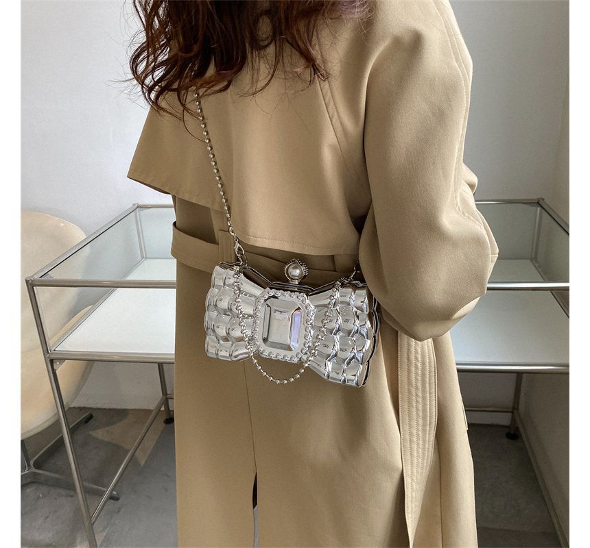 Chain Crossbody Bag Bow