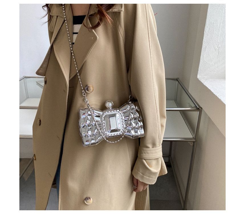 Chain Crossbody Bag Bow