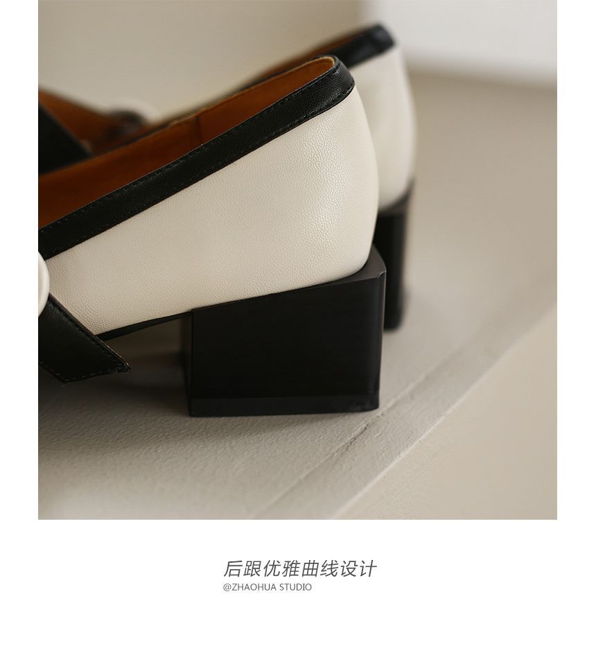 Jane Mary Heel Pumps Block