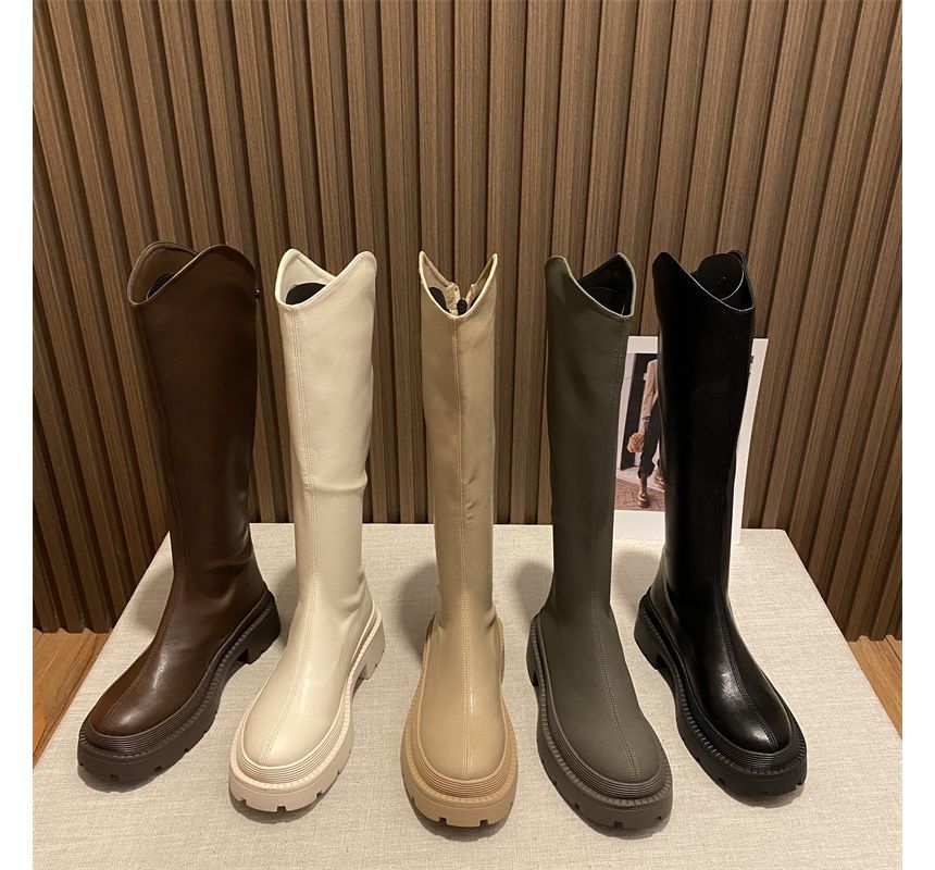 Tall Boots Cowboy Platform