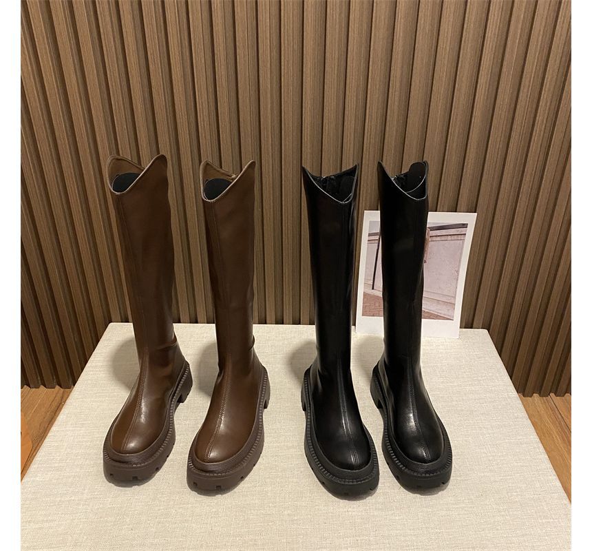 Tall Boots Cowboy Platform