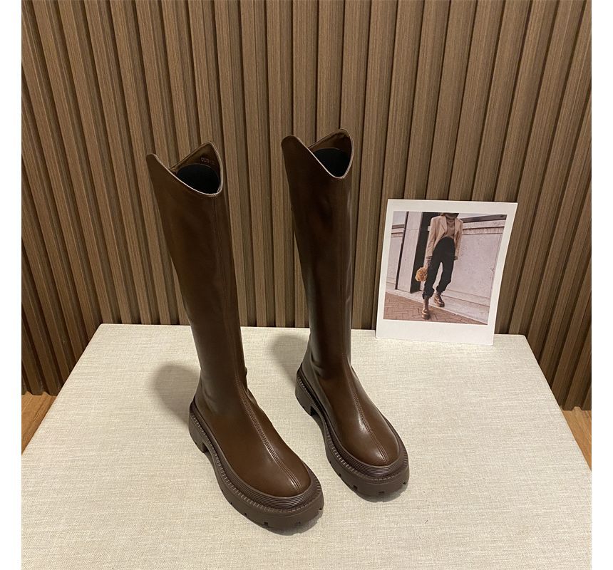 Tall Boots Cowboy Platform