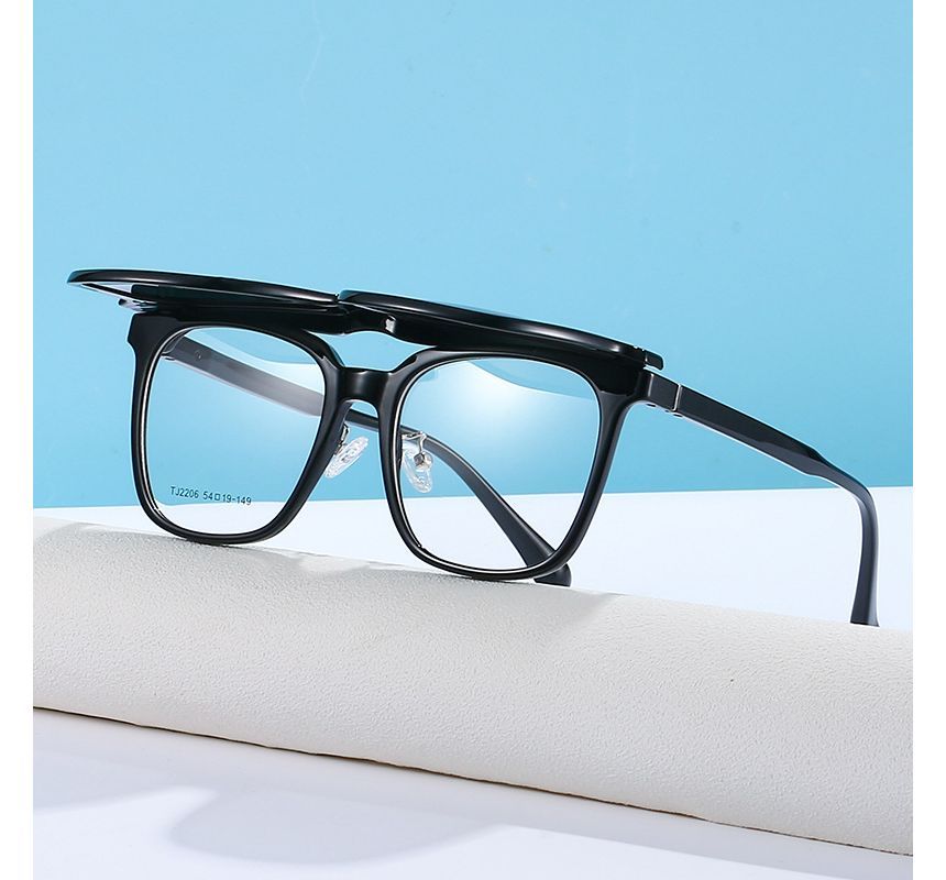 On Square Sunglasses Magnetic with Snap Glasses