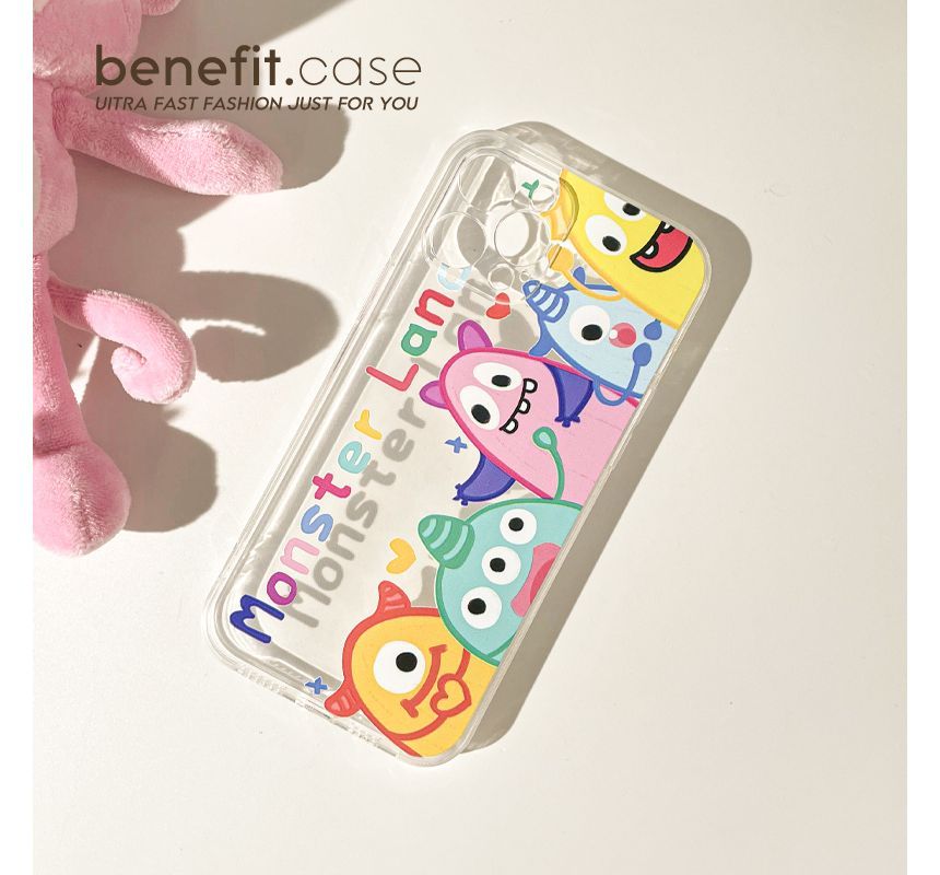 Transparent Phone Case Monster