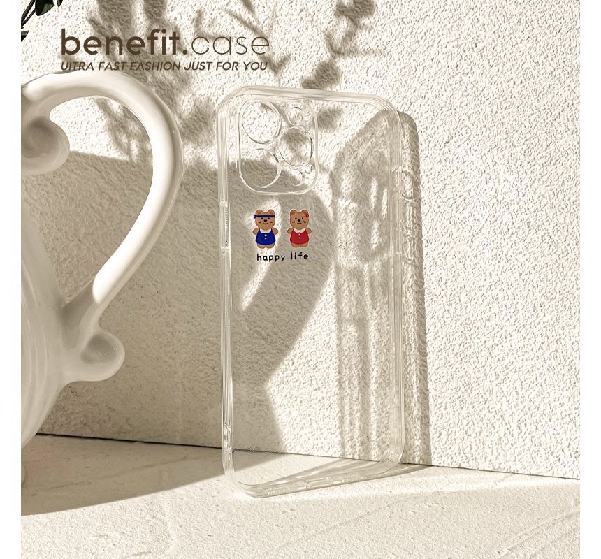Bear Phone Transparent Case